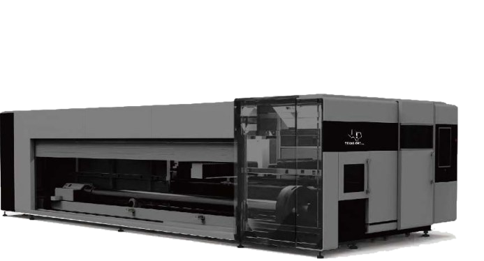 TXPT Series — High-Power Exchange Table + Rotary Fiber Laser